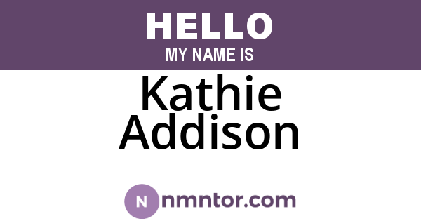 Kathie Addison