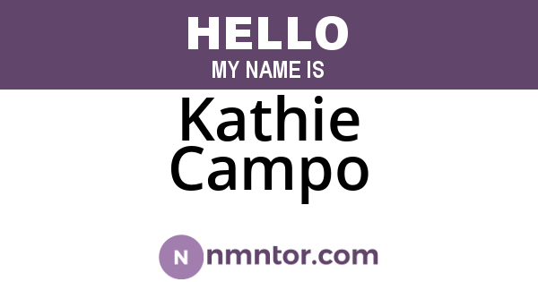 Kathie Campo