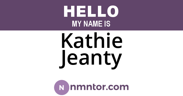 Kathie Jeanty