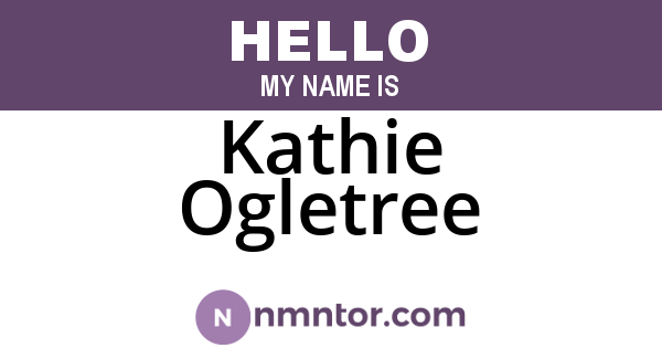 Kathie Ogletree