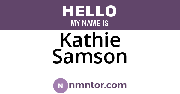 Kathie Samson
