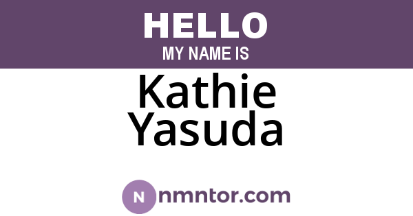 Kathie Yasuda