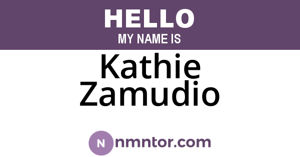 Kathie Zamudio