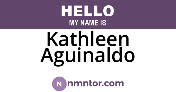 Kathleen Aguinaldo