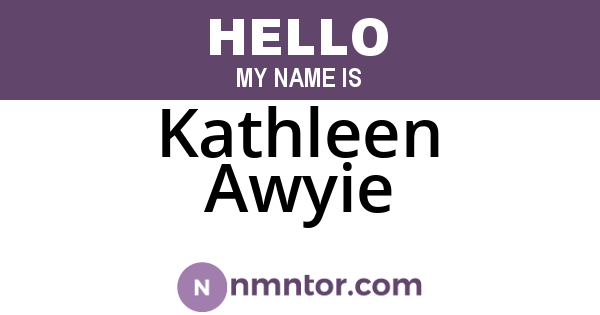 Kathleen Awyie