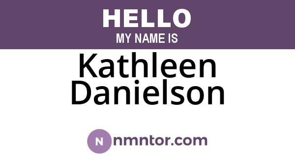 Kathleen Danielson