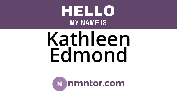 Kathleen Edmond