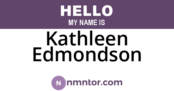 Kathleen Edmondson