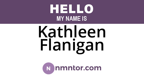 Kathleen Flanigan