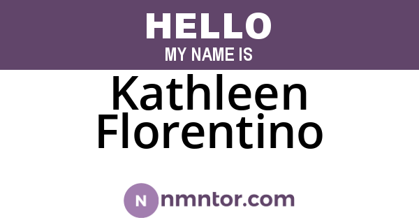 Kathleen Florentino