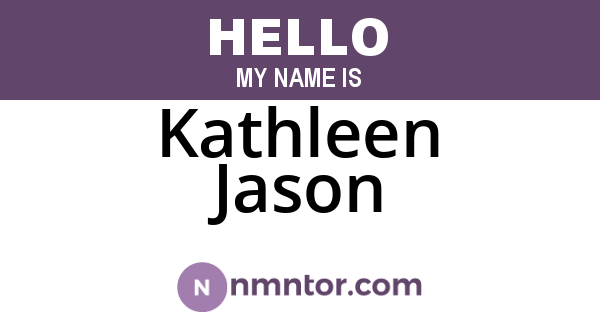 Kathleen Jason
