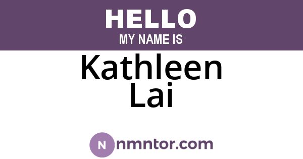 Kathleen Lai