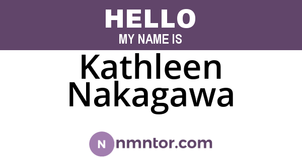 Kathleen Nakagawa
