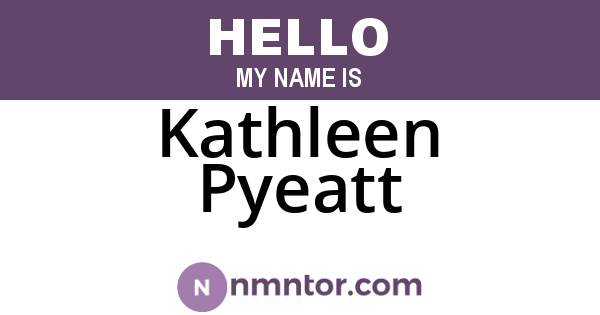 Kathleen Pyeatt