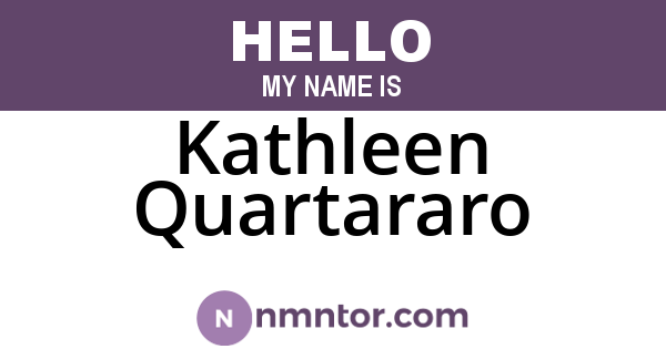 Kathleen Quartararo