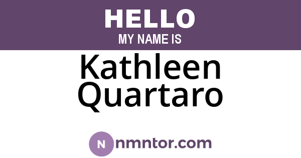 Kathleen Quartaro
