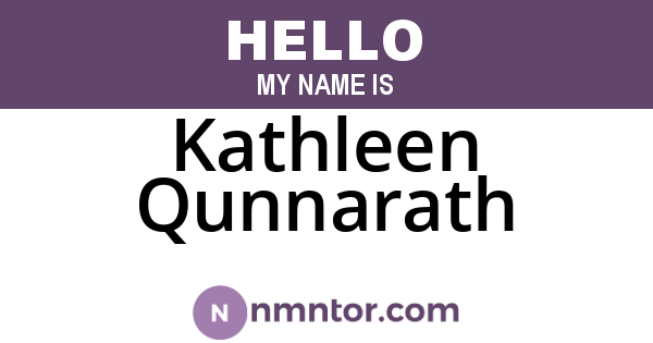 Kathleen Qunnarath