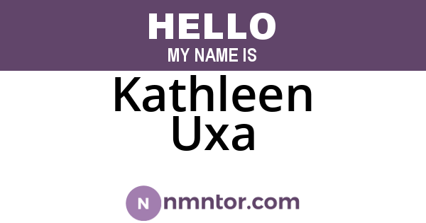 Kathleen Uxa