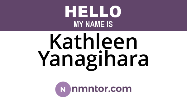 Kathleen Yanagihara