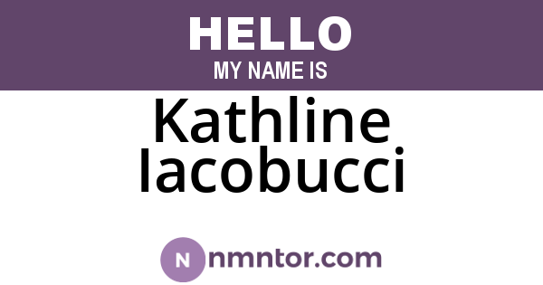 Kathline Iacobucci