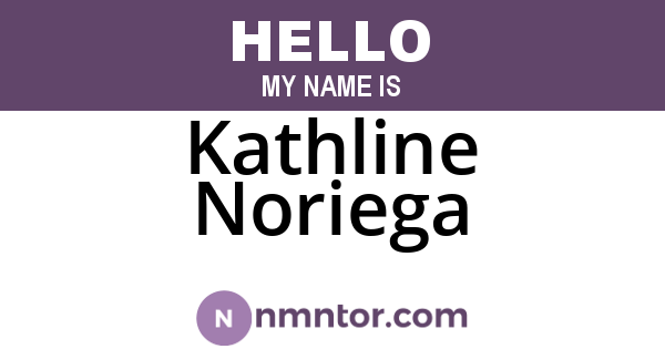 Kathline Noriega