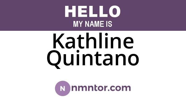 Kathline Quintano