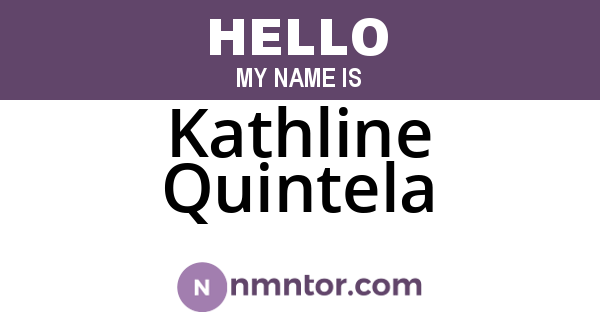 Kathline Quintela