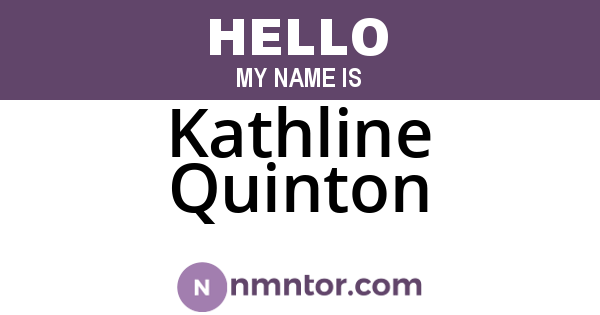 Kathline Quinton
