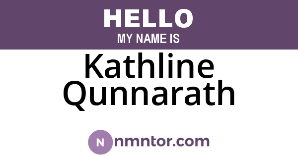 Kathline Qunnarath