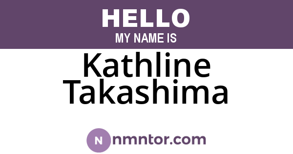 Kathline Takashima