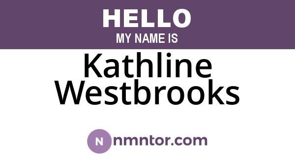 Kathline Westbrooks