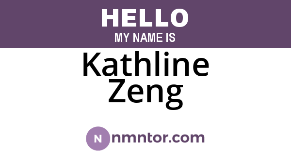Kathline Zeng