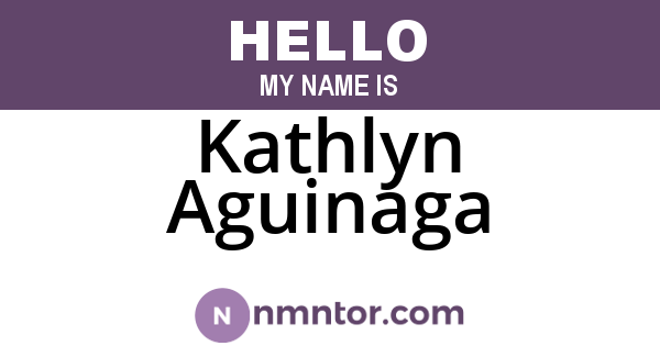 Kathlyn Aguinaga