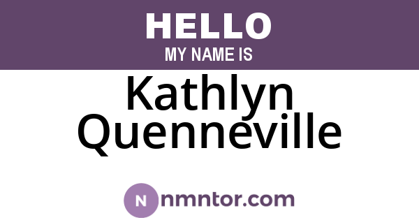Kathlyn Quenneville