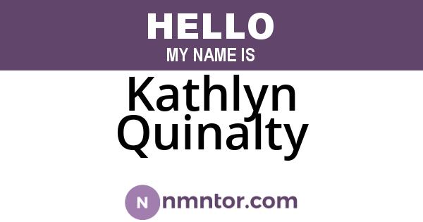 Kathlyn Quinalty