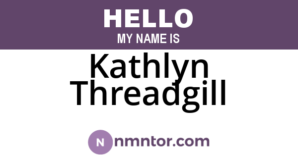 Kathlyn Threadgill