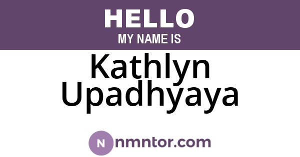 Kathlyn Upadhyaya