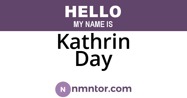 Kathrin Day