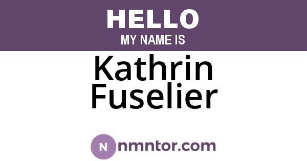 Kathrin Fuselier