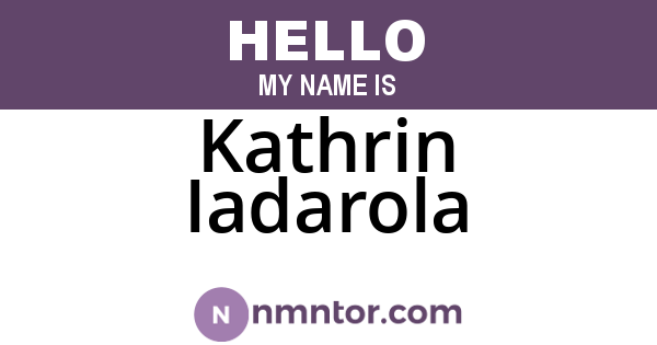Kathrin Iadarola