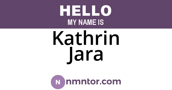 Kathrin Jara