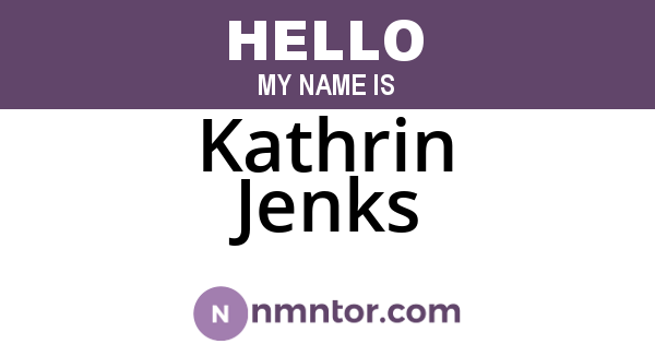 Kathrin Jenks