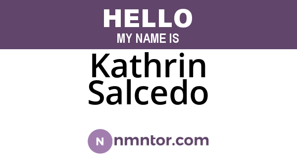 Kathrin Salcedo