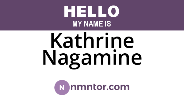 Kathrine Nagamine