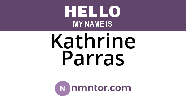 Kathrine Parras