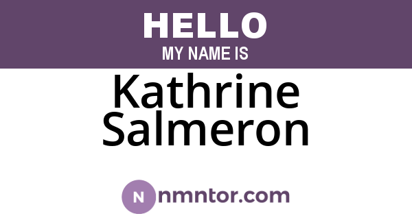 Kathrine Salmeron