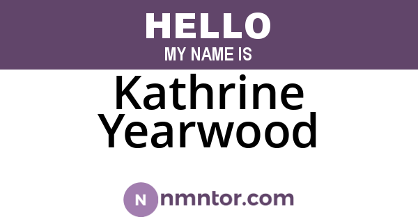 Kathrine Yearwood