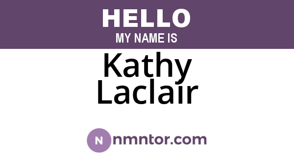 Kathy Laclair