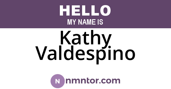 Kathy Valdespino
