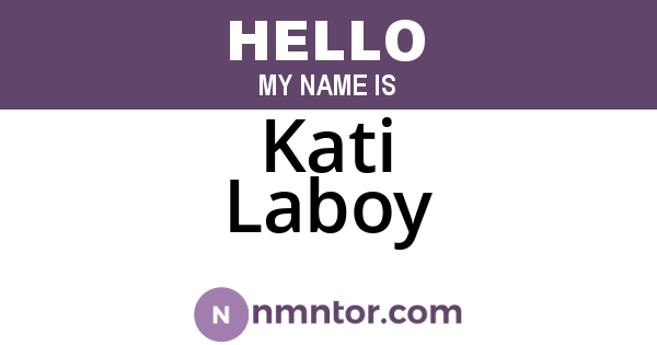 Kati Laboy